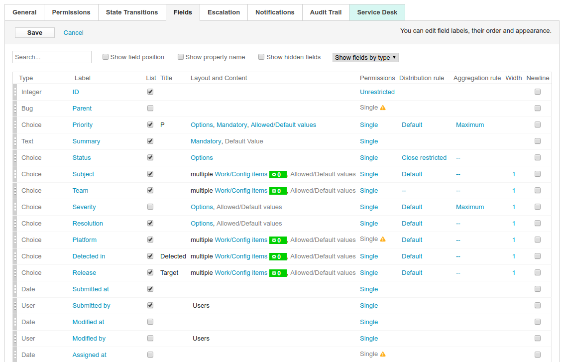 Dynamic pick-list fields